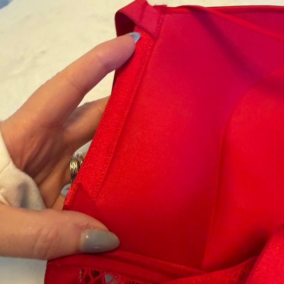 Victoria's Secret Red Lace Lingerie - Picture 4 of 9